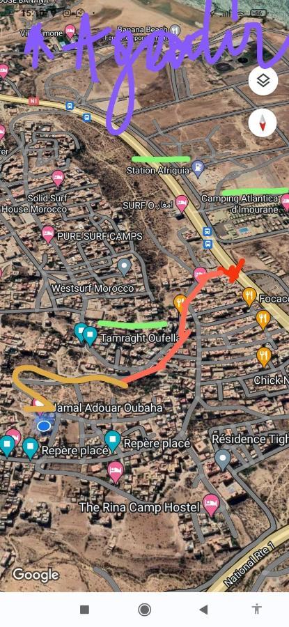 Appart Oubaha Tamrakht Taghazout أغادير المظهر الخارجي الصورة